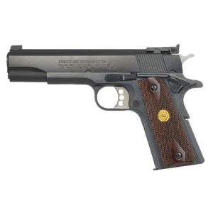 Colt Mfg O5872A1 1911 Gold Cup National Match Series 70 9mm Luger 5 8+1 Blued Carbon Steel Walnut w/Gold Medallion Grip