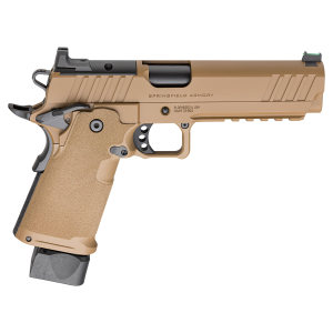 Springfield Armory FIRSTLINE 1911 DS PRODIGY 9mm PISTOL - 5" Barrel - Coyote -  With 3 Magazines - Springfield Armory