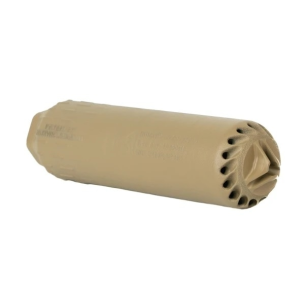 HUXWRX Flow 556 Ti, 5.56 NATO, 6.8 Length, Flat Dark Earth, Grade 5 Titanium, Suppressor
