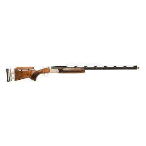 TriStar 35411 TT-15A Mono Trap 12 Gauge 34 1 Silver Fixed w/Adjustable Comb Stock Walnut Right Hand 3 Extended Choke Tubes