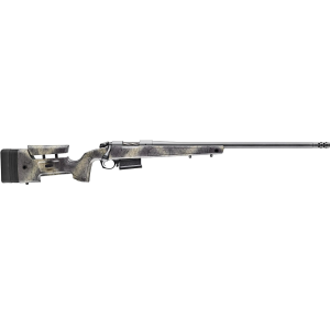 Bergara B-14 HMR Wilderness Bolt Action Rifle 6.5 Creedmoor 24" Matte Threaded Barrel Matte Blue Frame Woodland Camo Adjustable Comb Stock