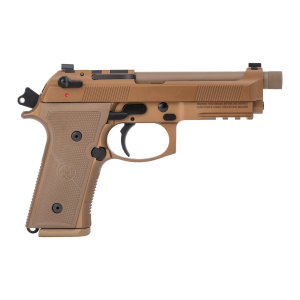 Beretta M9A4 G Centurion 9mm Pistol, 4.8" Barrel, Tritium Night Sights, FDE - JS92QM9A4G