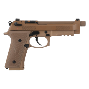 Beretta M9A4 G 9mm Pistol, 5.1" Barrel, Tritium Night Sights, Flat Dark Earth - JS92M9A4G