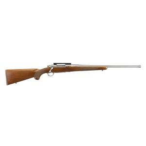 Ruger Hawkeye Hunter 7mm Remington Mag Bolt Action Rifle, 24" Barrel, Silver - 57124