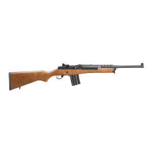 Ruger Mini-14 Ranch, 5.56x45mm, 18.5 Barrel, 2- 20 Round Magazines, Wood Stock, Rifle