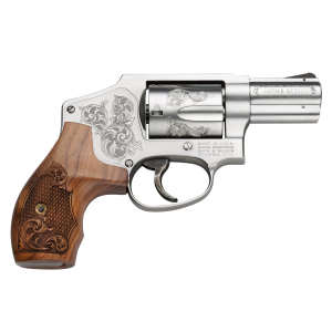 640 Engraved Handgun 357 Magnum | 38 Special 2.125in 5 150784 - Model 640 Engraved 357 Magnum 2.125'''' Bbl 5 Round Ss/Wood