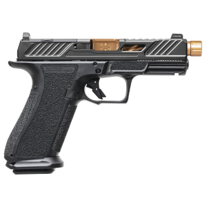 Shadow Systems XR920 Elite 9mm 5 Bronze TICN Match/Spiral Fluted Threaded Barrel 10+1 Black Nitride Optic Cut Pistol