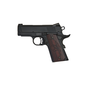 Defender 45 Acp 3in Barrel Matte Black Cerakote Handgun - Defender 45 Acp 3'''' Bbl (1)7rd Mag Black/Black W/Cherry Grip