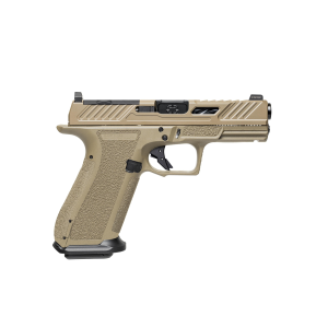 Shadow Systems XR920 Elite 9mm 5 17+1 Black Match Grade/Spiral Fluted Barrel, Black Nitride Optic Cut/Serrated/ FDE Pistol