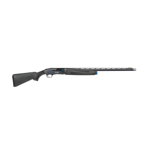 Mossberg 85159 940 Pro 12 Gauge 3 4+1 28 Matte Blued, Tungsten Gray Rec with Blue Accents, Black Synthetic Furniture, Fiber Optic Sight, Enhanced Internal Parts Kit, Briley Extended Chokes Included