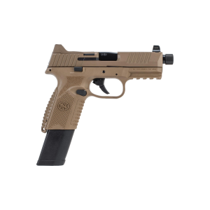 FN America 509 Tactical Optic Ready 9mm Pistol - 4.5" - FDE - 1x 15rd, 1x 24rd Mags