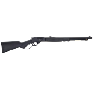 Henry X Model Tactical Lever Action Rifle 360 Buckhammer 21" Blued Barrel Blued Frame Black Field Stock