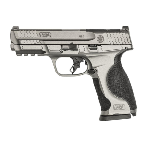 Smith & Wesson M&P 2.0 Metal Optic Ready 9mm Pistol - 4.25" - Grey - 2x 10rd Mags