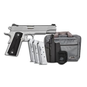 Kimber Stainless LW KCB 45 ACP Pistol 5" Barrel 7+1 Round Stainless Slide Black Grip Stainless Frame