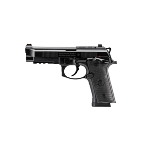 Beretta 92GTS 9mm, 4.7" Barrel, 15+1, Black Cerakote, Optic Ready, Rail - Beretta USA