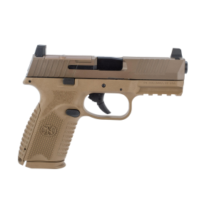 FN Model 509 Midsize MRD Flat Dark Earth 9mm 4 Barrel 15-Rounds - No Manual Safety