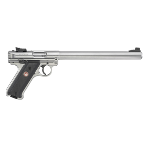 Ruger Mark IV Target .22 LR Rimfire Pistol - 10" - Silver - 2x 10rd Mags