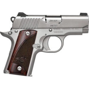 Kimber Micro Stainless Rosewood .380 ACP 2.75 Barrel 7-Rounds with Fixed 3-Dot Tritium Night Sights