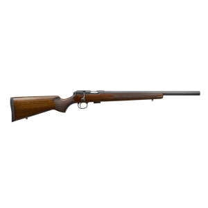 CZ 457 Varmint Bolt Action Rifle 22 Winchester Magnum Rimfire (WMR) 20.5" Blued Barrel Blued Frame Walnut Field Stock