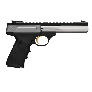 Browning Buck Mark Contour Stainless Handgun 22 LR - 5.5" - Stainless Barrel - Black Frame - Browning