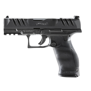 Walther PDP 9mm Pistol, 4" Barrel, Adjustable Rear Sights, Black - 2854694