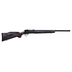 Savage Arms B.Mag Bolt Action Rifle 17 WSM - 22" - Matte Black - Grey Sporter Stock - Savage Arms