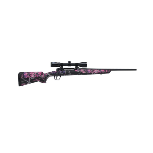 Savage Arms Axis II XP Compact Bolt Action Rifle 243 Win - 20" - Matte - Muddy Girl Camo / Vortex Crossfire II 3-9x40 Scope - Savage Arms