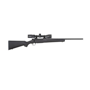Mossberg Patriot Bolt Action Rifle 6.5 Creedmoor 22" Fluted Blued Barrel Blued Frame Black Straight Grip Stock with Vortex Crossfire II Scope