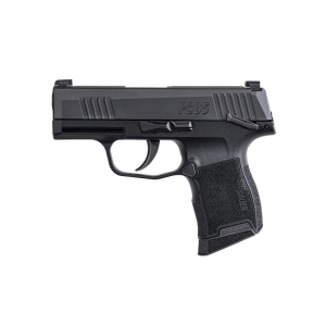 P365, 380 ACP, 3.1IN, NITRON, BLK, STRIKER, SIGLITE, POLYMER GRIP, (2) 10RD STEEL MAG, MANUAL SAFETY, MA COMPLIANT