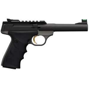 Browning Buck Mark Plus Practical .22 LR 5.5 10 Round Gray Black Aluminum Alloy Black Ultragrip RX Grip Pistol
