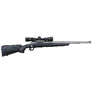 Savage Arms Axis XP Bolt Action Rifle with 3-9x Scope 22-250 - 22" - Stainless - Synthetic Stock - Savage Arms