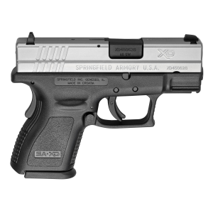 Springfield XD40 Sub-Compact Black/Stainless .40 S&W 3 Barrel 9-Rounds