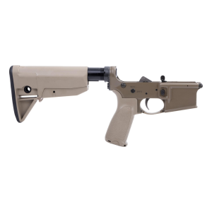 Bravo Company Manufacturing MK2 AR-15 Lower Receiver with Mod 0 Stock - Complete Lower - FDE - Primary Arms Exclusive