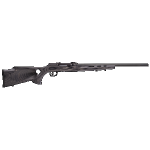Savage Arms A22 Rifle 22 LR - 22" - Satin Blue - Gray Laminate Thumbhole Stock - Savage Arms