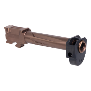 Afterburner(TM) & Ramjet(TM) Intra-Lok Combo For Glock 19 - Ramjet Barrel W/ Afterburner Micro Comp For G19 Gen 4 Bronze