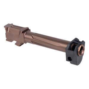 Afterburner(TM) & Ramjet(TM) Intra-Lok Combo For Glock 19 - Ramjet Barrel W/ Afterburner Micro Comp For G19 Gen 3 Bronze