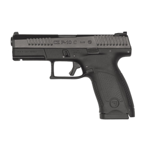CZ 01531 P-10 C 9mm Luger 4 10+1 Black Black Interchangeable Backstrap Grip Reversible Magazine Release