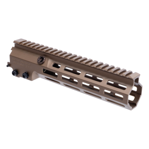 Geissele Automatics 05651S Super Modular Rail MK16 9.50 MLOK Desert Dirt Aluminum for AR Platform Barrel Nut Included