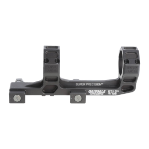 Geissele Automatics Super Precision AR-15/M4 30mm 7075 T6 Aluminum Extended Scope Mount, Hardcoat Anodized Black - 05381B
