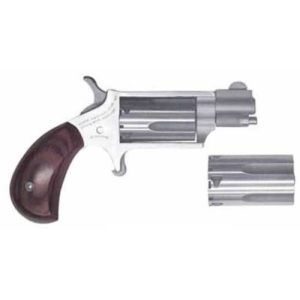 North American Arms Mini-Revolver Convertible Stainless .22 LR 1.125 Barrel 5-Rounds with .22 Mag Cylinder