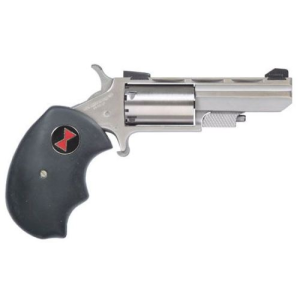 North American Arms Black Widow .22 WMR Revolver, 2" Barrel, Adjustable Sights, Silver - NAABWMA