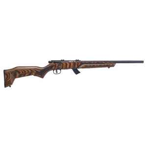 Savage Arms 26737 Mark II Minimalist 22 LR Caliber with 10+1 Capacity, 18 Barrel, Matte Black Metal Finish & Boyd's Minimalist Natural Brown Laminate Stock Right Hand (Full Size)