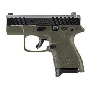 Beretta APX A1 Carry 9mm Luger Pistol 3" Barrel 8+1 Round Black Slide OD Green Grip OD Green Frame