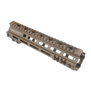 Geissele Automatics 05283S Super Modular Rail MK4 9.30 MLOK Desert Dirt Aluminum for AR Platform Barrel Nut Included