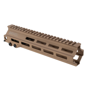 Geissele Automatics 05284S Super Modular Rail MK8 9.30 MLOK Desert Dirt Aluminum for AR Platform Barrel Nut Included