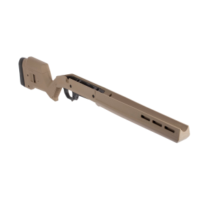 Magpul MAG931FDE Hunter American Stock Fixed with Aluminum Bedding Adjustable Comb Flat Dark Earth Synthetic for Ruger American SA