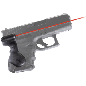 Crimson Trace Front Replacement Laser Grip for Glock Gen3 26, 27, 28, 33, 39 Subcompact Pistols, Black - LG626