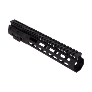 Midwest Industries MINF105 Night Fighter 10.50 MLOK Black Hardcoat Anodized Aluminum Includes Barrel Wrench Nut 5 Slot Rail