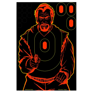 Birchwood Casey Shoot-N-C Targets: Silhouette Bad Guy 12-inch x 18-inch (Per 100)