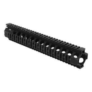 BCM QRF12556BLK QRF 12 FreeFloating Style Made of Aluminum with Black Anodized Finish Picatinny Rail for ARPlatform